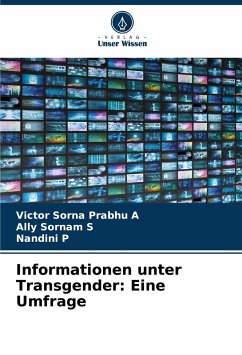 Informationen unter Transgender: Eine Umfrage - Sorna Prabhu A, Victor; Sornam S, Ally; P, Nandini