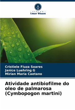 Cover Atividade antibiofilme do oleo de palmarosa (Cymbopogon martini)