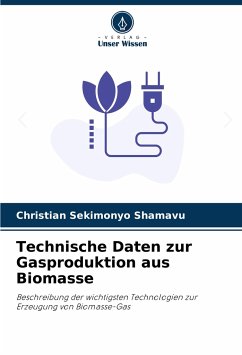 Technische Daten zur Gasproduktion aus Biomasse - SEKIMONYO SHAMAVU, Christian