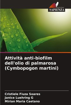 Attività anti-biofilm dell'olio di palmarosa (Cymbopogon martini) - Fiuza Soares, Cristiele;Luehring G, Janice;Maria Caetano, Mirian