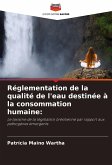 Réglementation de la qualité de l'eau destinée à la consommation humaine: