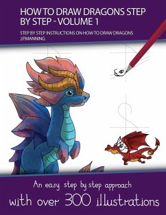 How to Draw Dragons Step by Step - Volume 1 - (Step by step instructions on how to draw dragons) - Manning, J. P.