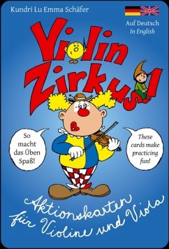 Cover Violinzirkus Aktionskarten für Violine und Viola (dt/en)
