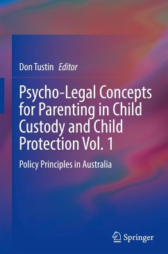 Cover Psycho-Legal Concepts for Parenting in Child Custody and Child Protection Vol. 1