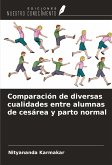 Comparación de diversas cualidades entre alumnas de cesárea y parto normal