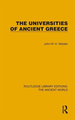 Cover The Universities of Ancient Greece