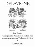 Les Fleurs op.4 Band 1 für 2 Blockflöten, (Flöten, Oboen, Violinen) Spielpartitur