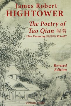 The Poetry of Tao Qian ¿¿ (Tao Yuanming ¿¿¿) 365-427 - Tao, Qian; Hightower, James Robert