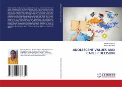 ADOLESCENT VALUES AND CAREER DECISION Cover ADOLESCENT VALUES AND CAREER DECISION