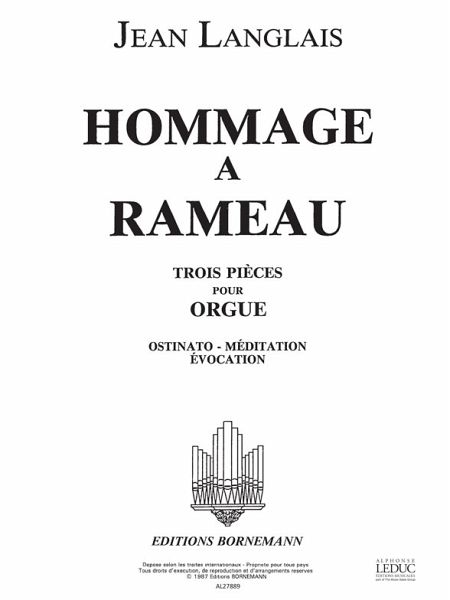 LANGLAIS HOMMAGE A RAMEAU ORGUE LANGLAIS HOMMAGE A RAMEAU ORGUE