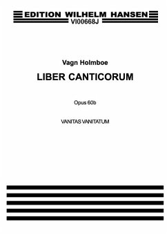 Vagn Holmboe, Vanitas Vanitatum Op. 60b SATB a Cappella Klavierauszug