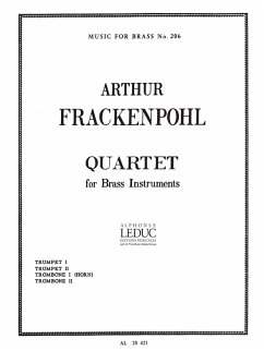 QUARTET FOR BRASS INSTRUMENTS SCORE+PARTS MUSIC FOR BRASS 206