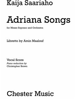 Cover Kaija Saariaho: Adriana Songs Mezzo-Soprano, Piano Accompaniment Vocal Work