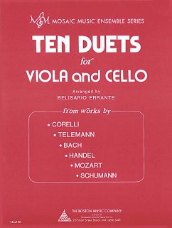 10 Duets for viola and violoncello 2 scores