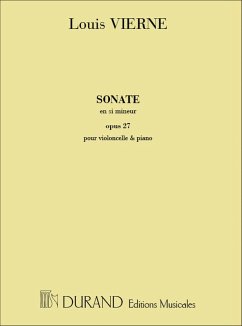 Sonate en si mineur op.27 pour violoncelle et piano