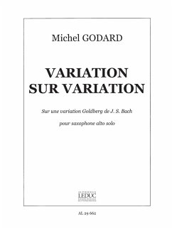 Cover Variation sur variation pour saxophone alto