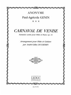 Carnaval de Venise Fantaisie variée op.14 pour flűte et guitare 2 partitions