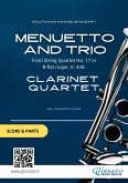 Clarinet Quartet "Menuetto and Trio" score & parts (fixed-layout eBook, ePUB)