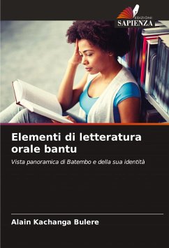 Cover Elementi di letteratura orale bantu
