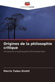 Origines de la philosophie critique