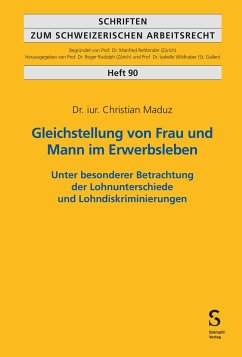 Gleichstellung von Frau und Mann im Erwerbsleben - Maduz, Christian Dominik