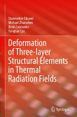 Deformation of Three-layer Structural Elements in Thermal Radiation Fields