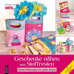 Cover Geschenke nähen aus Stoffresten