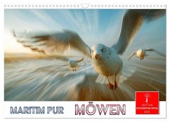 Maritim pur - Möwen (Wandkalender 2025 DIN A3 quer), CALVENDO Monatskalender - Calvendo;Roder, Peter
