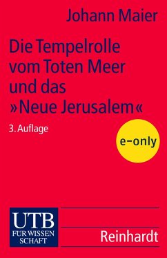 Cover Die Tempelrolle vom Toten Meer und das 
