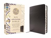 NIV Application Bible, European Bonded Leather, Black, Red Letter, Thumb Indexed, Comfort Print