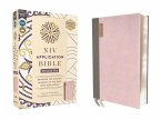 NIV Application Bible, Personal Size, Leathersoft, Pink/Gray, Red Letter, Comfort Print NIV Application Bible, Personal Size, Leathersoft, Pink/Gray, Red Letter, Comfort Print