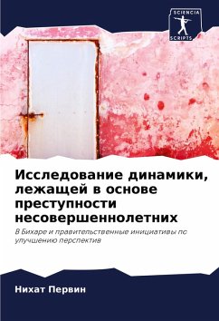 Cover Issledowanie dinamiki, lezhaschej w osnowe prestupnosti nesowershennoletnih