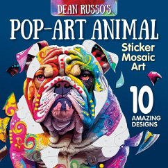Dean Russo's Pop Art Animal Sticker Mosaic Art - Russo, Dean
