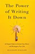 The Power of Writing It Down - Bild 1