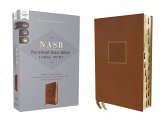 Nasb, Personal Size Bible, Large Print, Leathersoft, Brown, Red Letter, 1995 Text, Thumb Indexed, Comfort Print