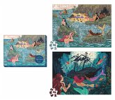 Mermaids 2-In-1 Double-Sided 500-Piece Puzzle