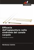 Efficacia dell'agopuntura nella sindrome del canale carpale