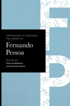 Cover Approaches to Teaching the Works of Fernando Pessoa