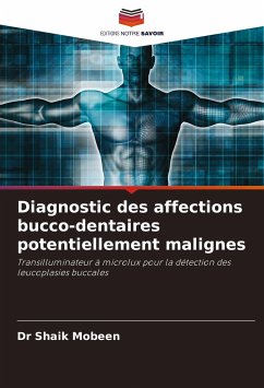 Diagnostic des affections bucco-dentaires potentiellement malignes - Mobeen, Dr Shaik