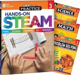 180 Days(tm) Steam, Science, Math, & Problem Solving Grade 3: 4-Book Set 180 Days(tm) Steam, Science, Math, & Problem Solving Grade 3: 4-Book Set