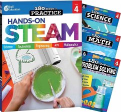 180 Days(tm) Steam, Science, Math, & Problem Solving Grade 4: 4-Book Set - Lane, Cheryl; Homayoun, Lauren; Aracich, Chuck; Smith, Jodene