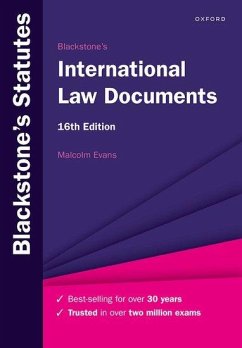 Blackstone's International Law Documents - Evans, Malcolm (Principal, Regent's Park College, University of Oxfo