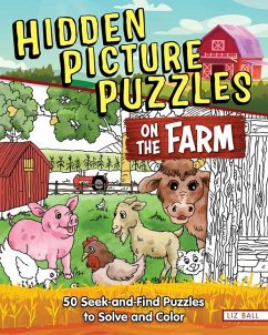 Hidden Picture Puzzles on the Farm - Ball, Liz