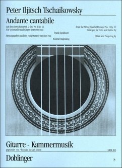 Cover Andante cantabile aus op.11 für Violoncello und Gitarre
