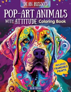 Dean Russo's Animals with Attitude Pop Art Coloring Book, Series 1 - Russo, Dean