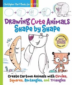 Cover Drawing Cute Animals Shape by Shape