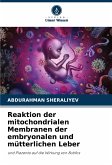 Reaktion der mitochondrialen Membranen der embryonalen und mütterlichen Leber
