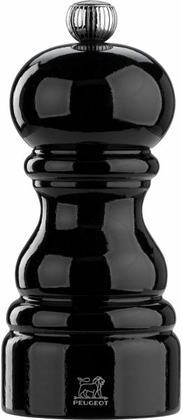 Peugeot Paris Pfeffermühle 12 cm Buchenholz schwarz lackiert Peugeot Paris Pfeffermühle 12 cm Buchenholz schwarz lackiert