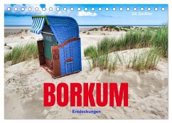 BORKUM Entdeckungen (Tischkalender 2025 DIN A5 quer), CALVENDO Monatskalender