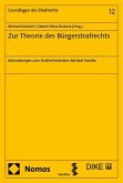 Zur Theorie des Bürgerstrafrechts